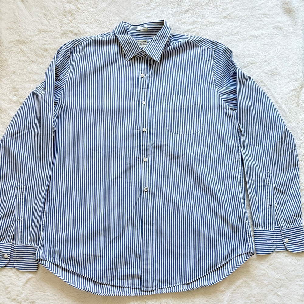 J Crew men cotton shirt size L